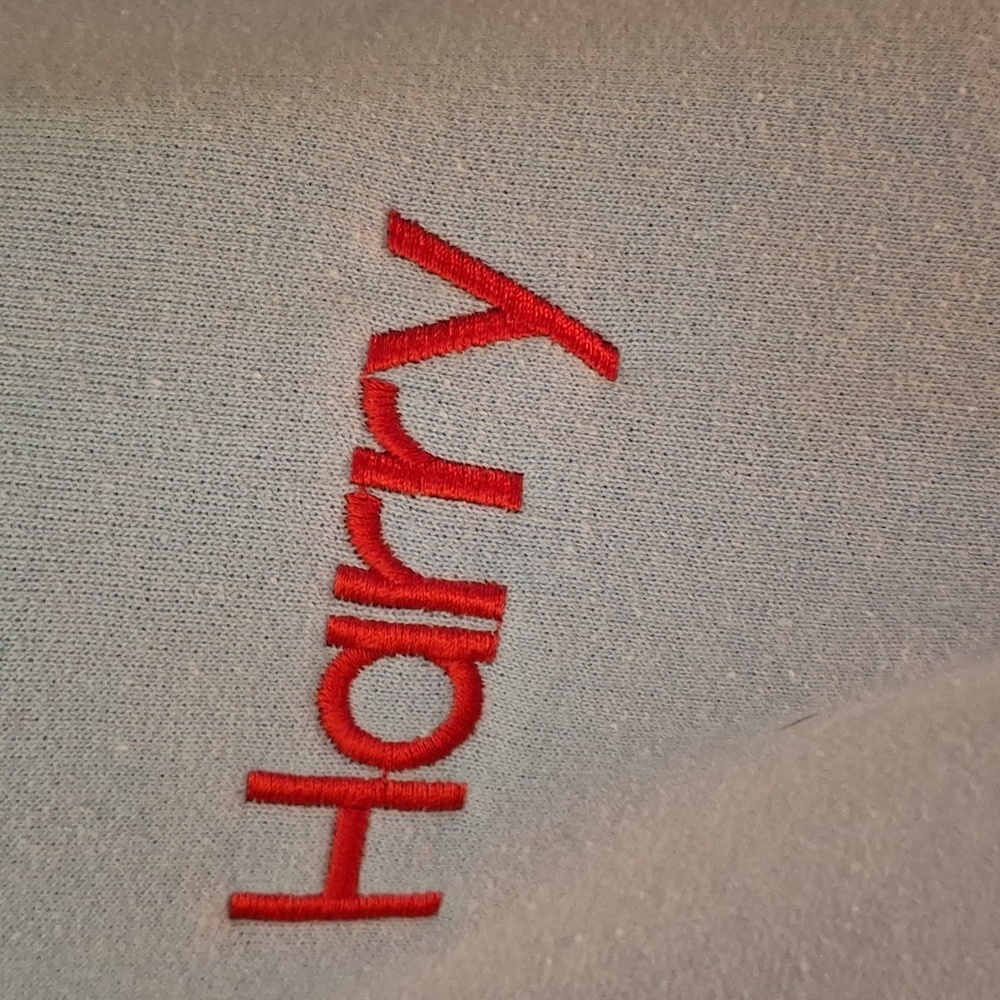 RARE Harry Styles Blue Sweatshirt Merch - Picture 3 of 5